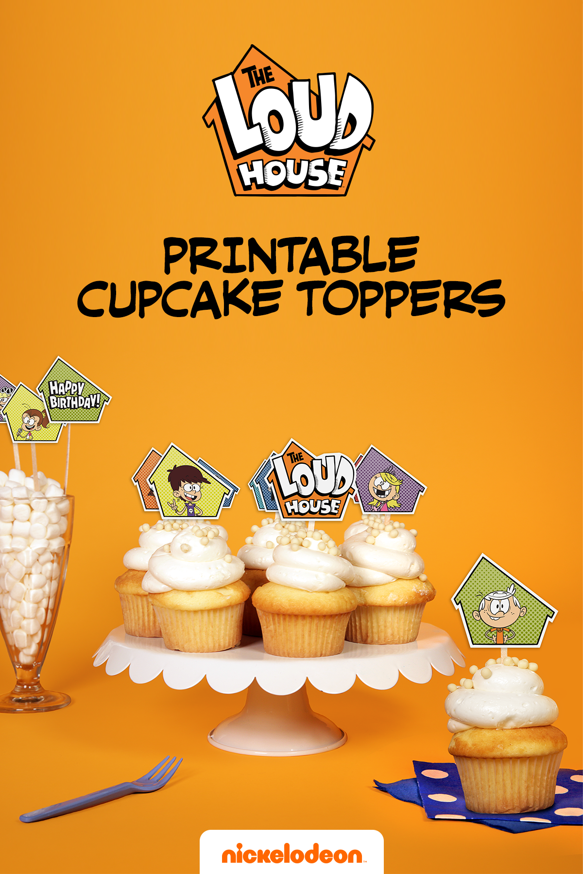 Loud House Cupcake Toppers