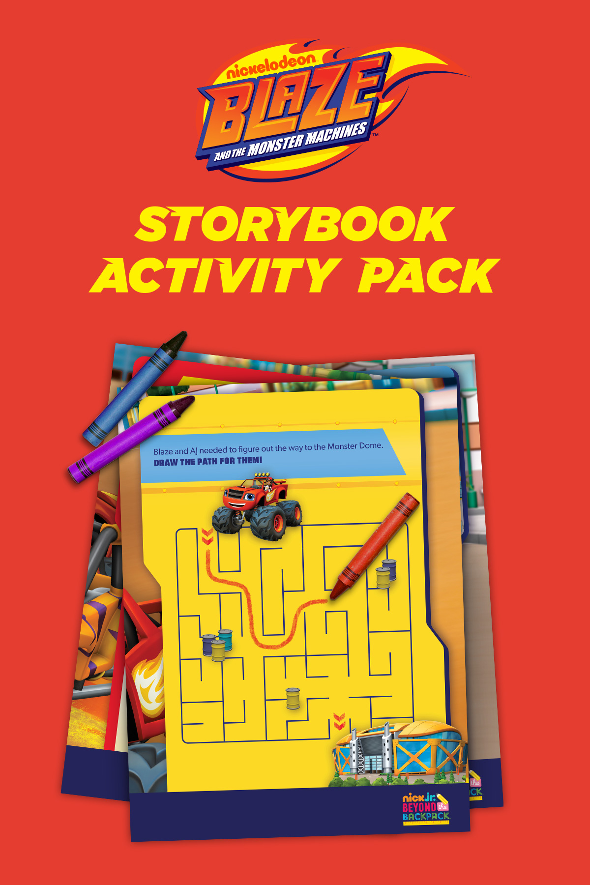 Blaze Storybook Activity Pack