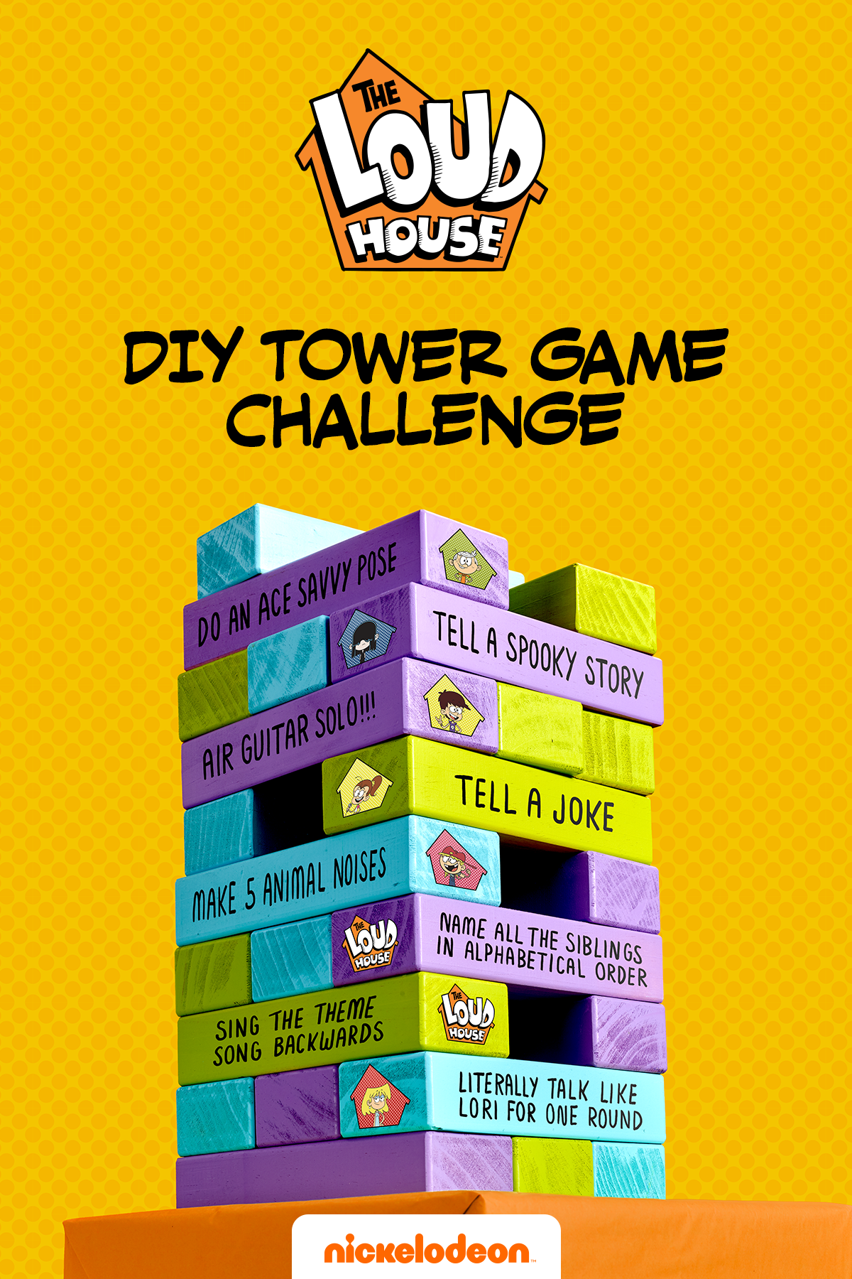 DIY Loud House Tower Game