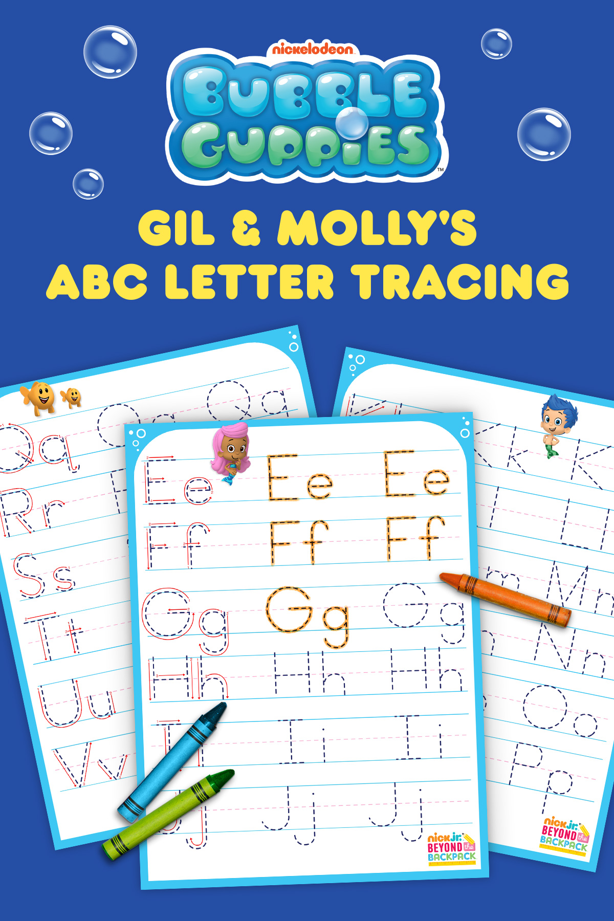 Alphabet Tracing Pages for Little Fins