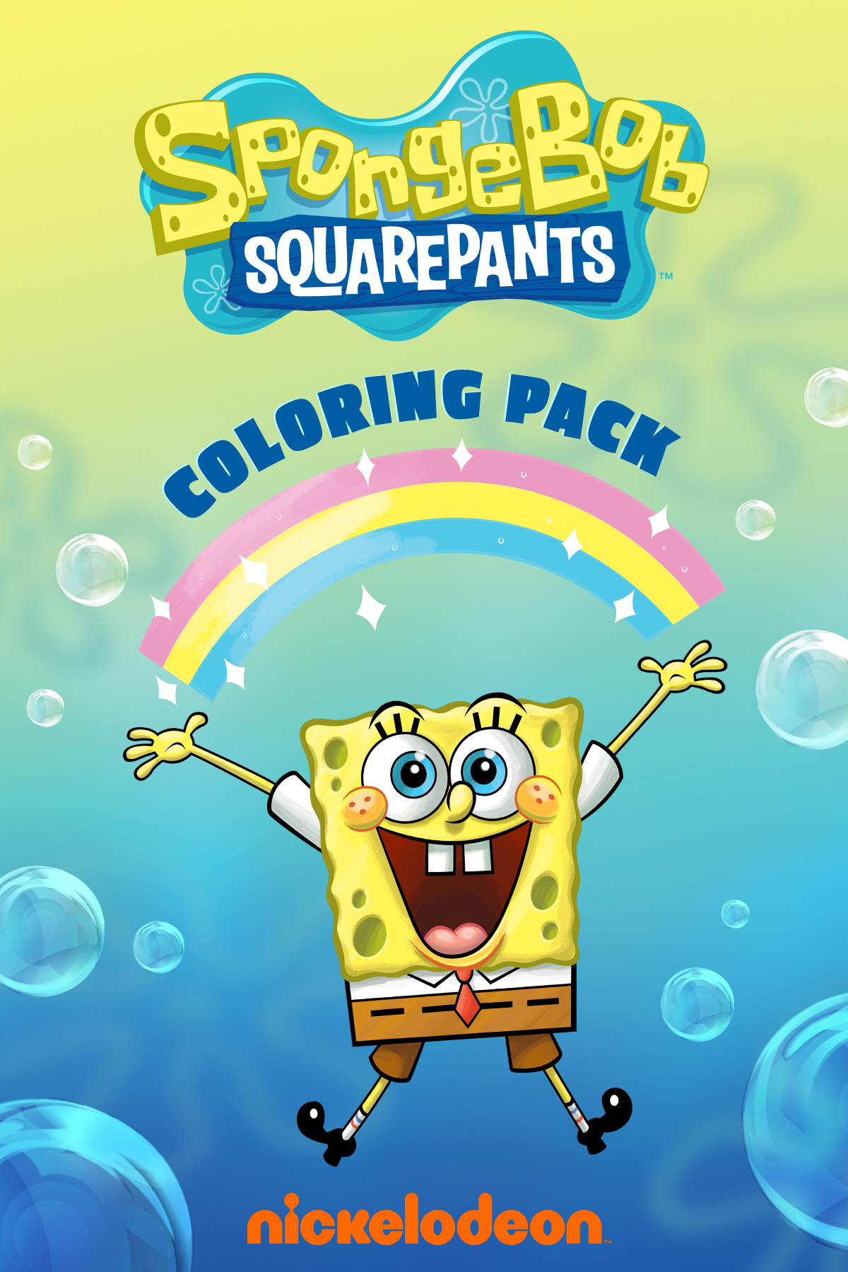 4-Page SpongeBob Coloring Pack