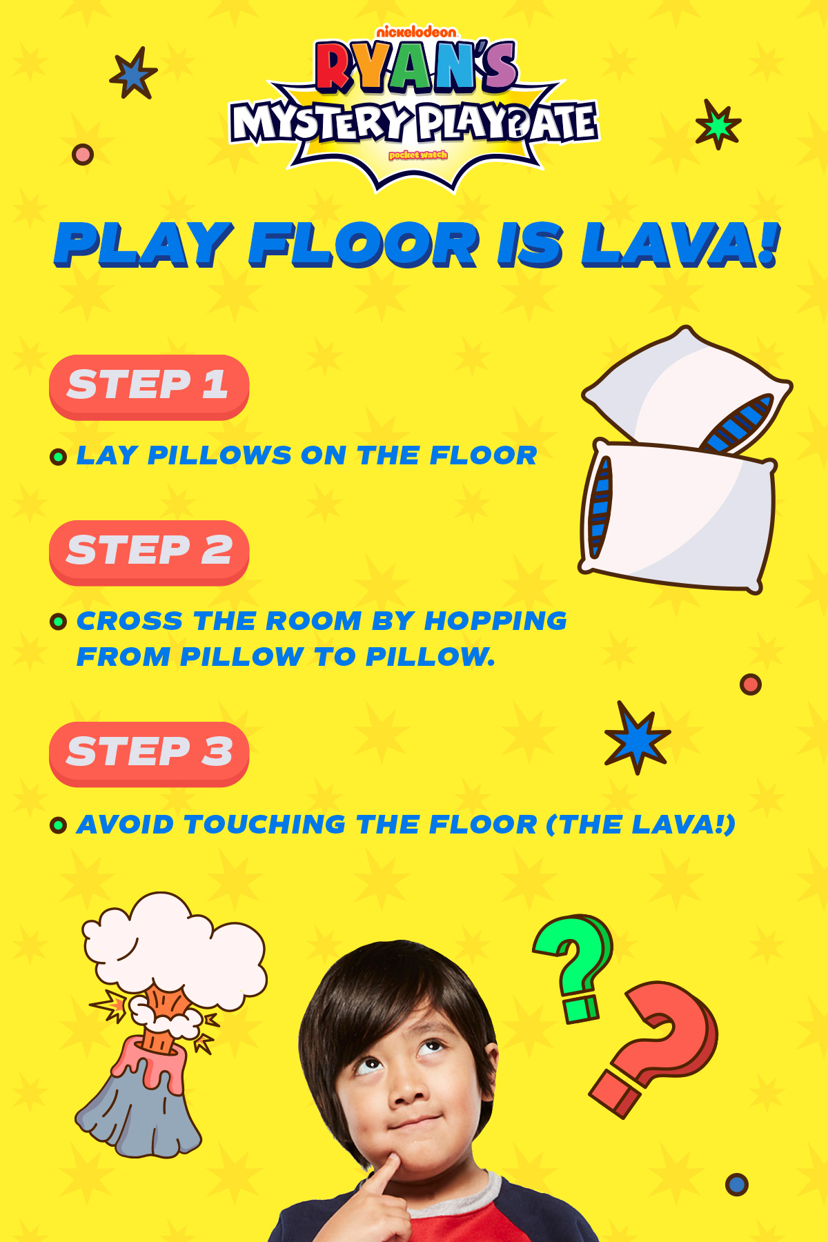 Ryan Says: Play Floor Is Lava!