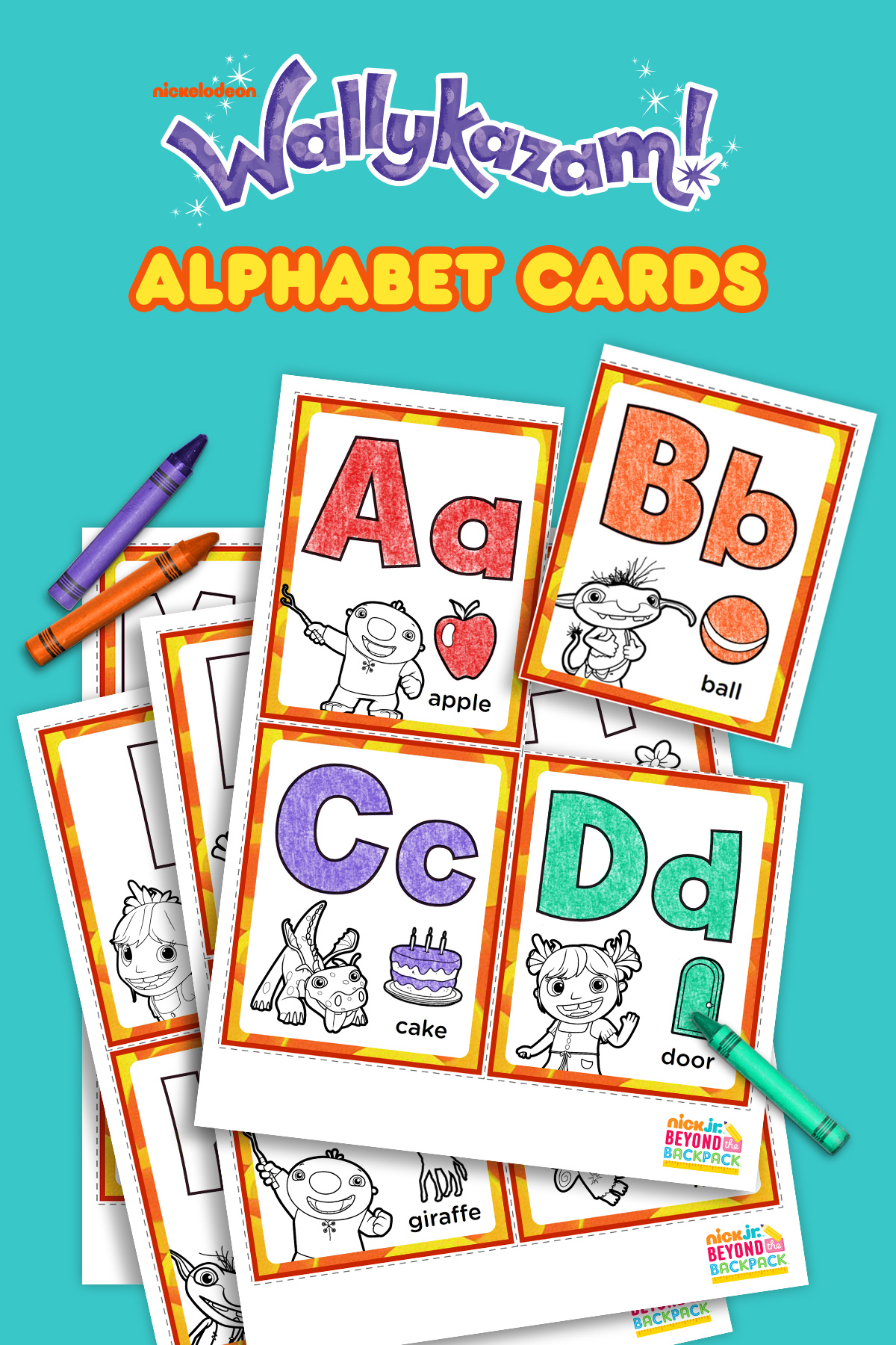 Wallykazam Alphabet Learning Cards